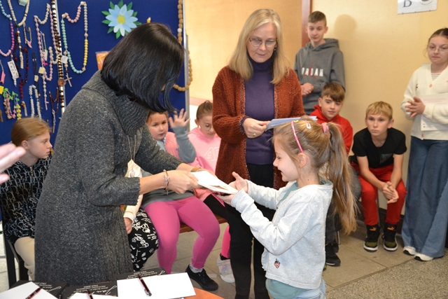 uczniowie i ich prace