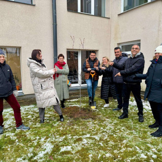 uczestnicy Erasmusa podczas wspólnych zajęć