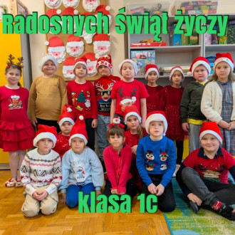 Świąteczne Życzenia od uczniów Szkoły Podstawowej nr 11 z Oddziałami Integracyjnymi im. Adama Mickiewicza w Jarosławiu