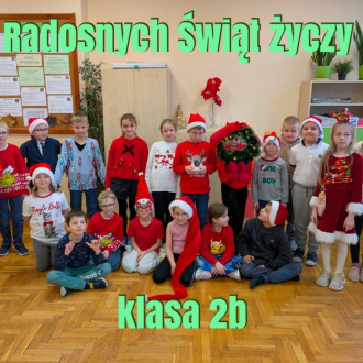 Świąteczne Życzenia od uczniów Szkoły Podstawowej nr 11 z Oddziałami Integracyjnymi im. Adama Mickiewicza w Jarosławiu