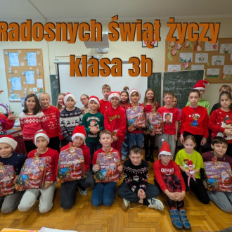 Świąteczne Życzenia od uczniów Szkoły Podstawowej nr 11 z Oddziałami Integracyjnymi im. Adama Mickiewicza w Jarosławiu