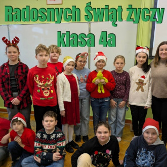 Świąteczne Życzenia od uczniów Szkoły Podstawowej nr 11 z Oddziałami Integracyjnymi im. Adama Mickiewicza w Jarosławiu