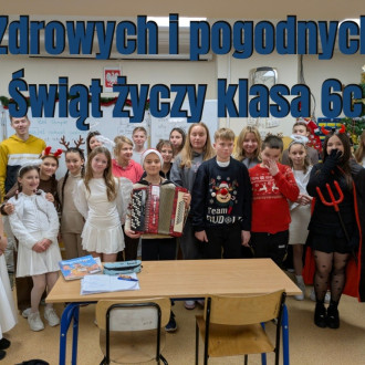 Świąteczne Życzenia od uczniów Szkoły Podstawowej nr 11 z Oddziałami Integracyjnymi im. Adama Mickiewicza w Jarosławiu