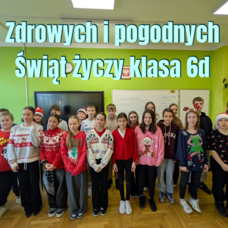 Świąteczne Życzenia od uczniów Szkoły Podstawowej nr 11 z Oddziałami Integracyjnymi im. Adama Mickiewicza w Jarosławiu