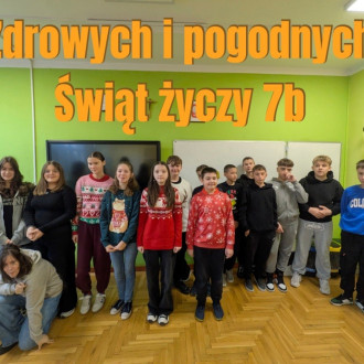 Świąteczne Życzenia od uczniów Szkoły Podstawowej nr 11 z Oddziałami Integracyjnymi im. Adama Mickiewicza w Jarosławiu