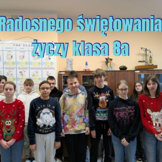 Świąteczne Życzenia od uczniów Szkoły Podstawowej nr 11 z Oddziałami Integracyjnymi im. Adama Mickiewicza w Jarosławiu