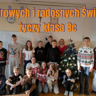 Świąteczne Życzenia od uczniów Szkoły Podstawowej nr 11 z Oddziałami Integracyjnymi im. Adama Mickiewicza w Jarosławiu
