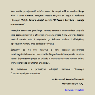 List gratulacyjny