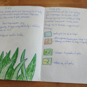 Instrukcja do gry przygotowana przez uczniów