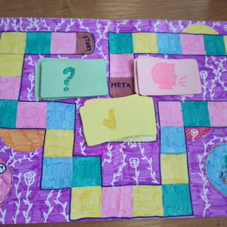 Plansza wykonana przez grupę uczniów