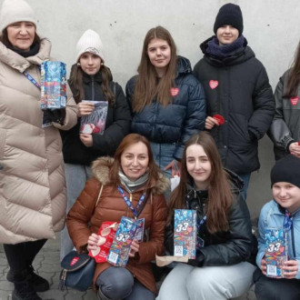 Zbiórka przed kościołem Reformatów